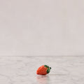 Hand Enameled Ceramic Strawberry, Large