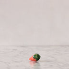 Hand Enameled Ceramic Strawberry, Large