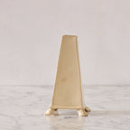 Extra Large Crackle Glazed Obelisk Vase