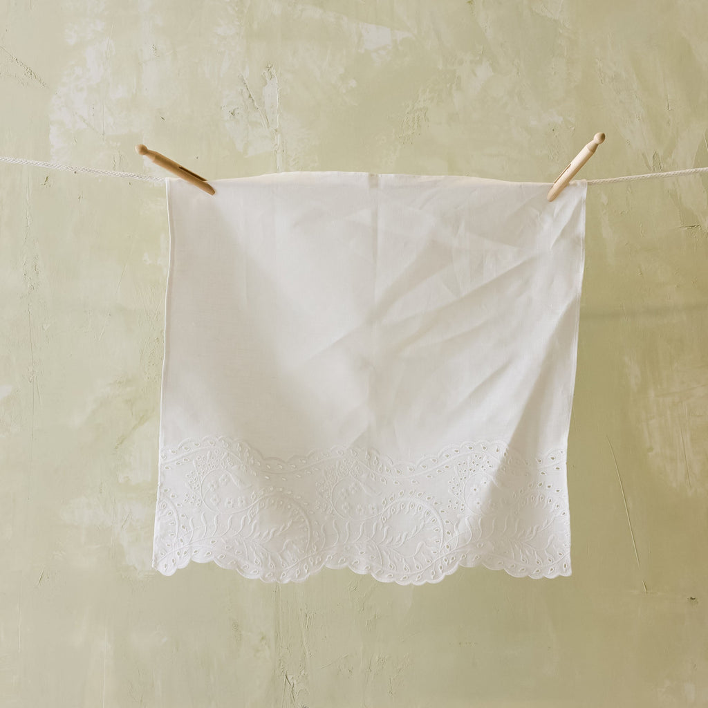 Summerill & Bishop Broderie Anglaise Linen Napkin