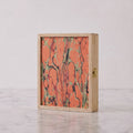 Travel Backgammon Set, Salmon Swirl
