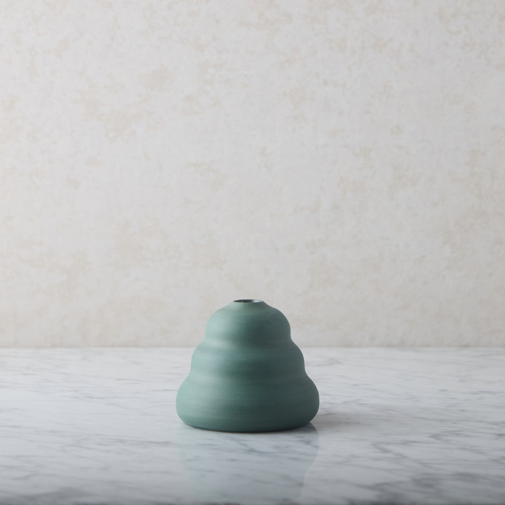 Petite Bulb Vase #3, Forest