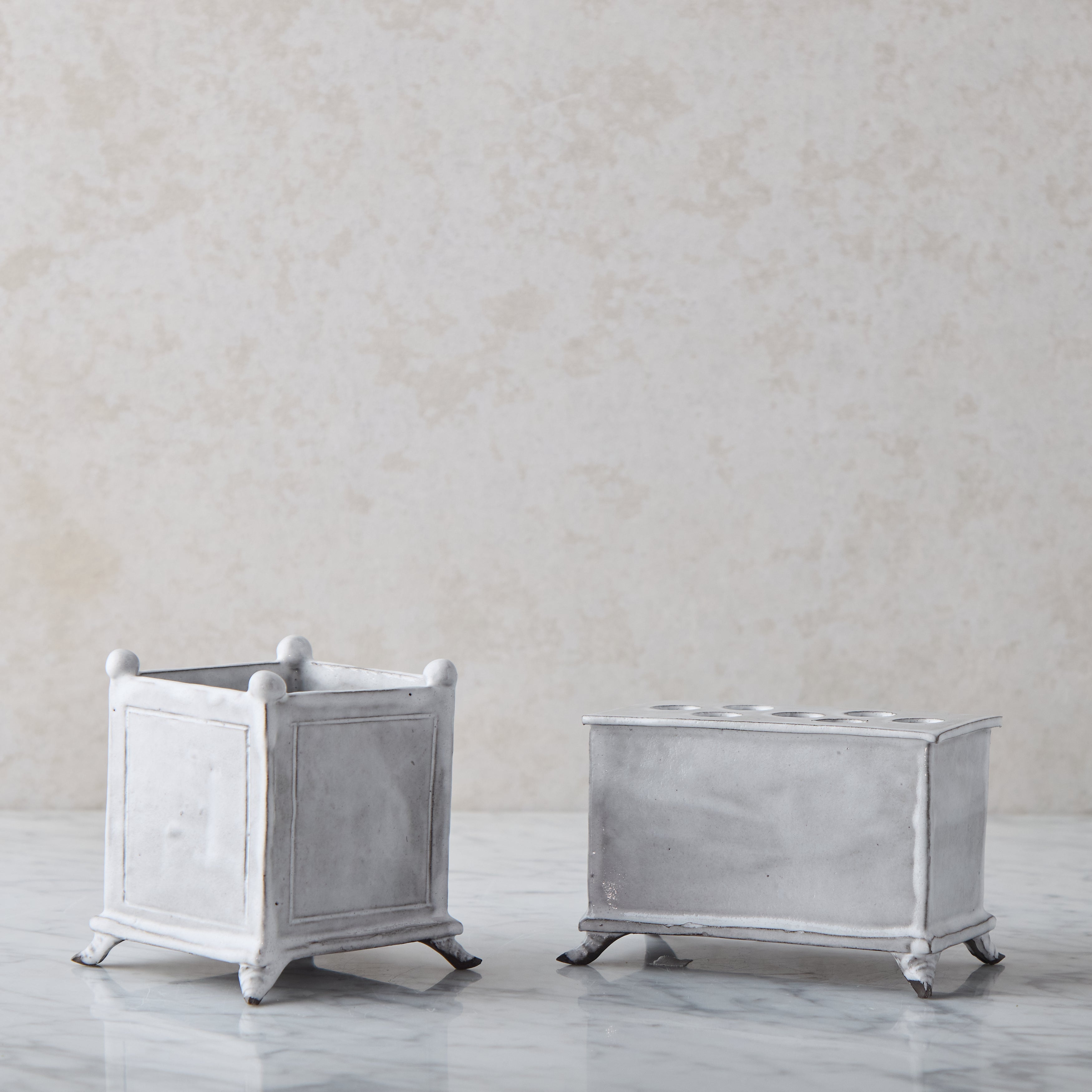 Hand Glazed Petite Cachepot