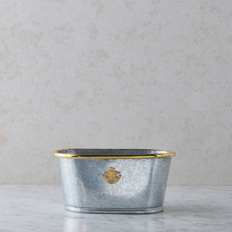 Galvanized planter, Small