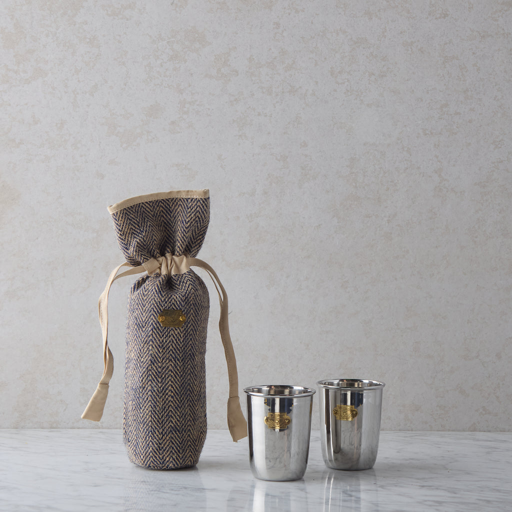 Set of 6 Stainless Steel Cups