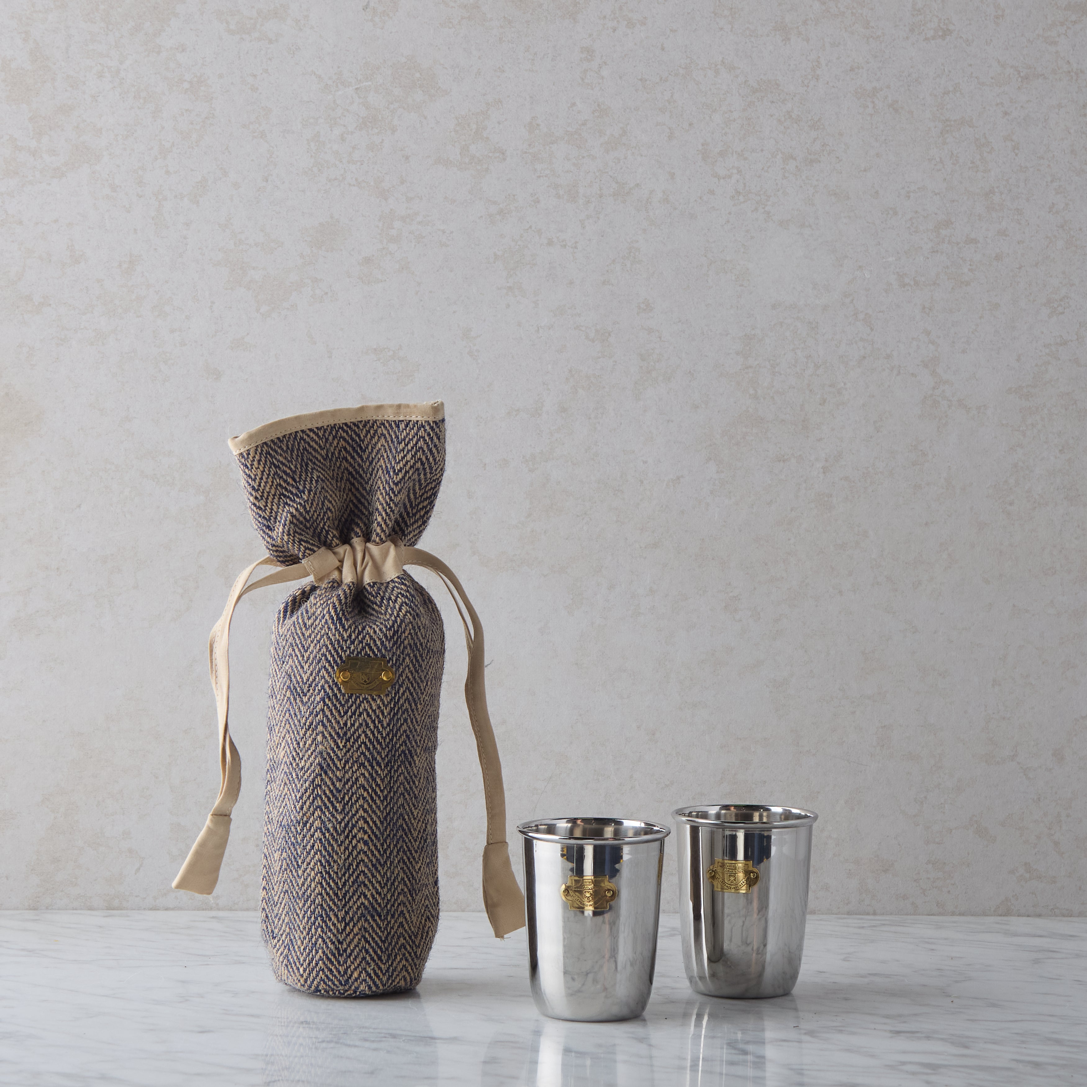 Set of 6 Stainless Steel Cups