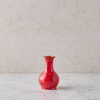 Glazed Terracotta Vase, Red