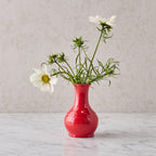 Glazed Terracotta Vase, Red