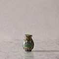 Jean Gerbino Mosaic Vase, Green Stripe