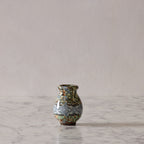 Jean Gerbino Mosaic Vase, Blue Diamond