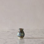Jean Gerbino Small Mosaic Vase, Green Diamond