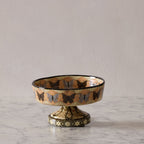 Jean Gerbino Large Mosaic Footed Butterfly Dish