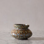 Jean Gerbino Extra Large Mosaic Low Vase