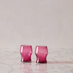 Set of 2 Rose Goblets