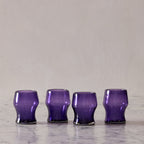 Set of 4 Amethyst Goblets