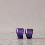 Set of 2 Amethyst Goblets