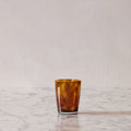 Hand-Blown Tortoiseshell Rocks Glass