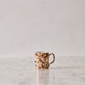 Splatterware Mug, Brown on Cream
