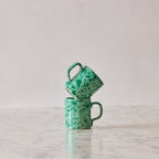 Splatterware Mug, Green on Green
