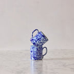 Splatterware Mug, Blue on Blue