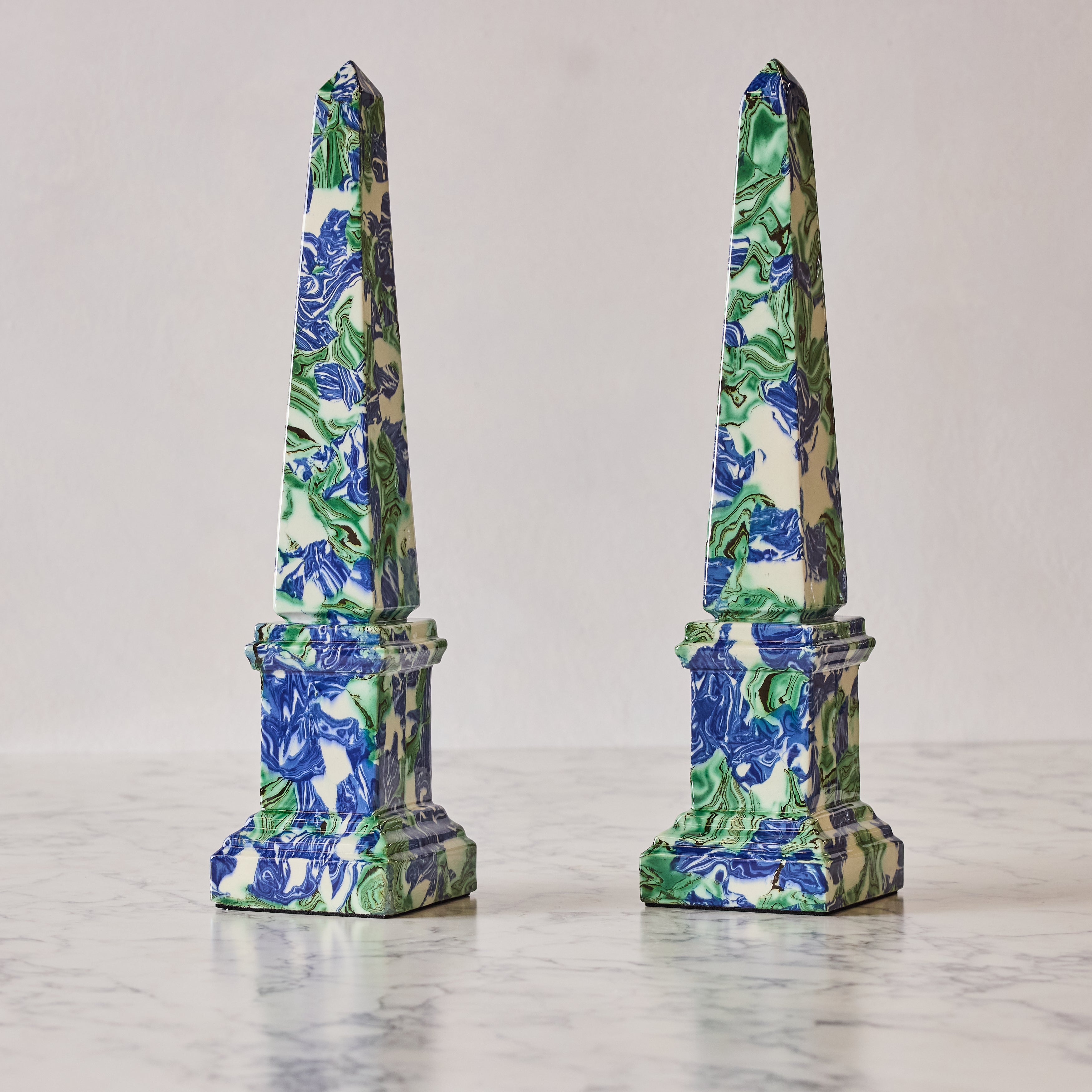 Terre Mêlée Obelisk, Set of Two