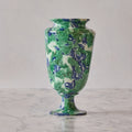 Terre Mêlée Etruscan Vase, Emerald & Cobalt