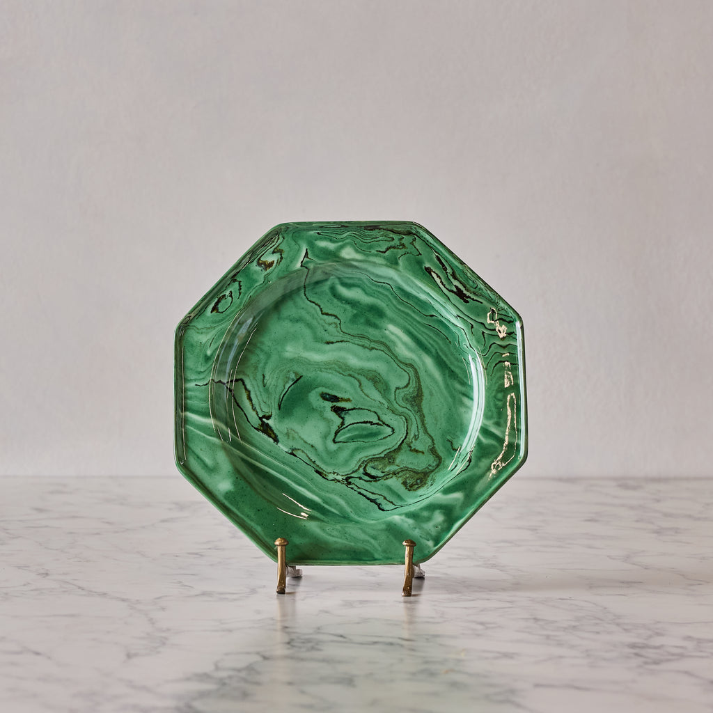 Terre Mêlée Dinner Plate, Green