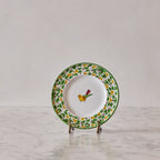 Arabesco Verde Deruta Salad Plate