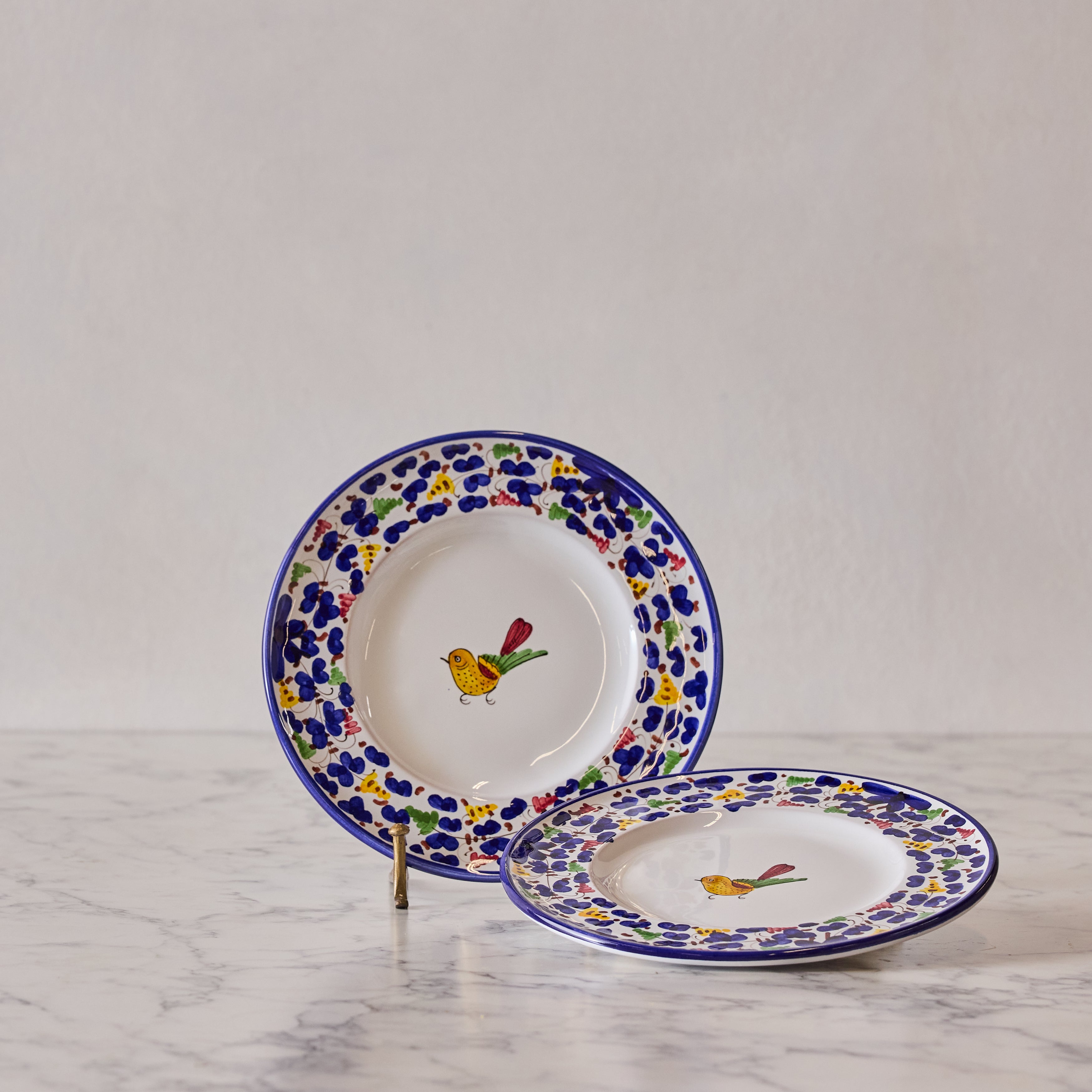Arabesco Blue Deruta Salad Plate