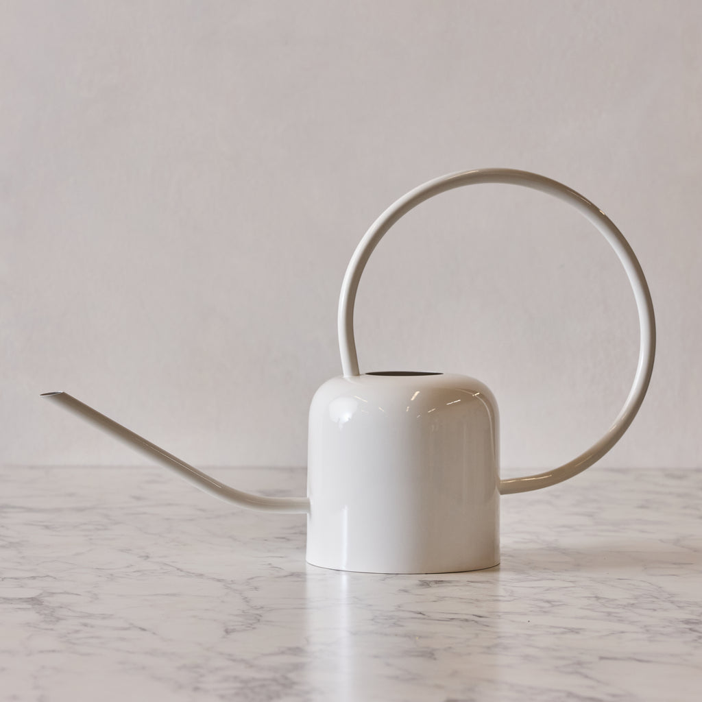 White Watering Can