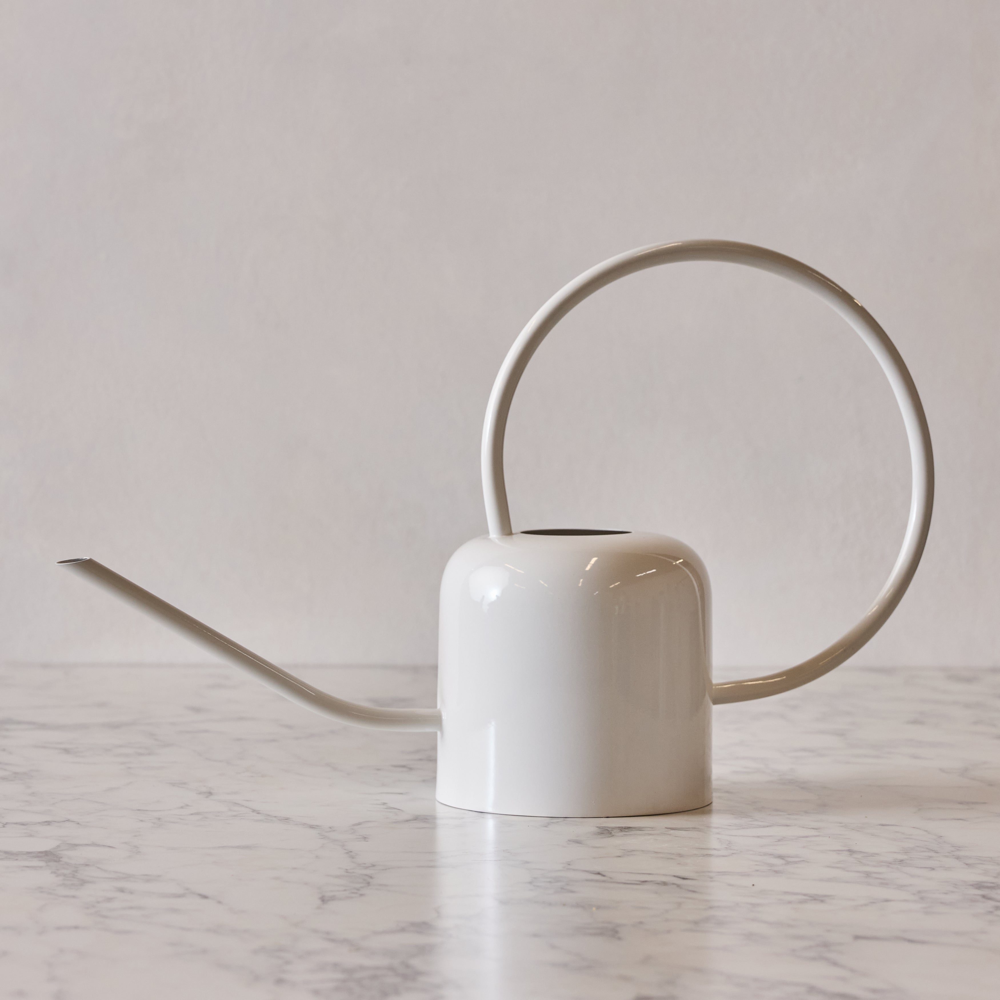 White Watering Can