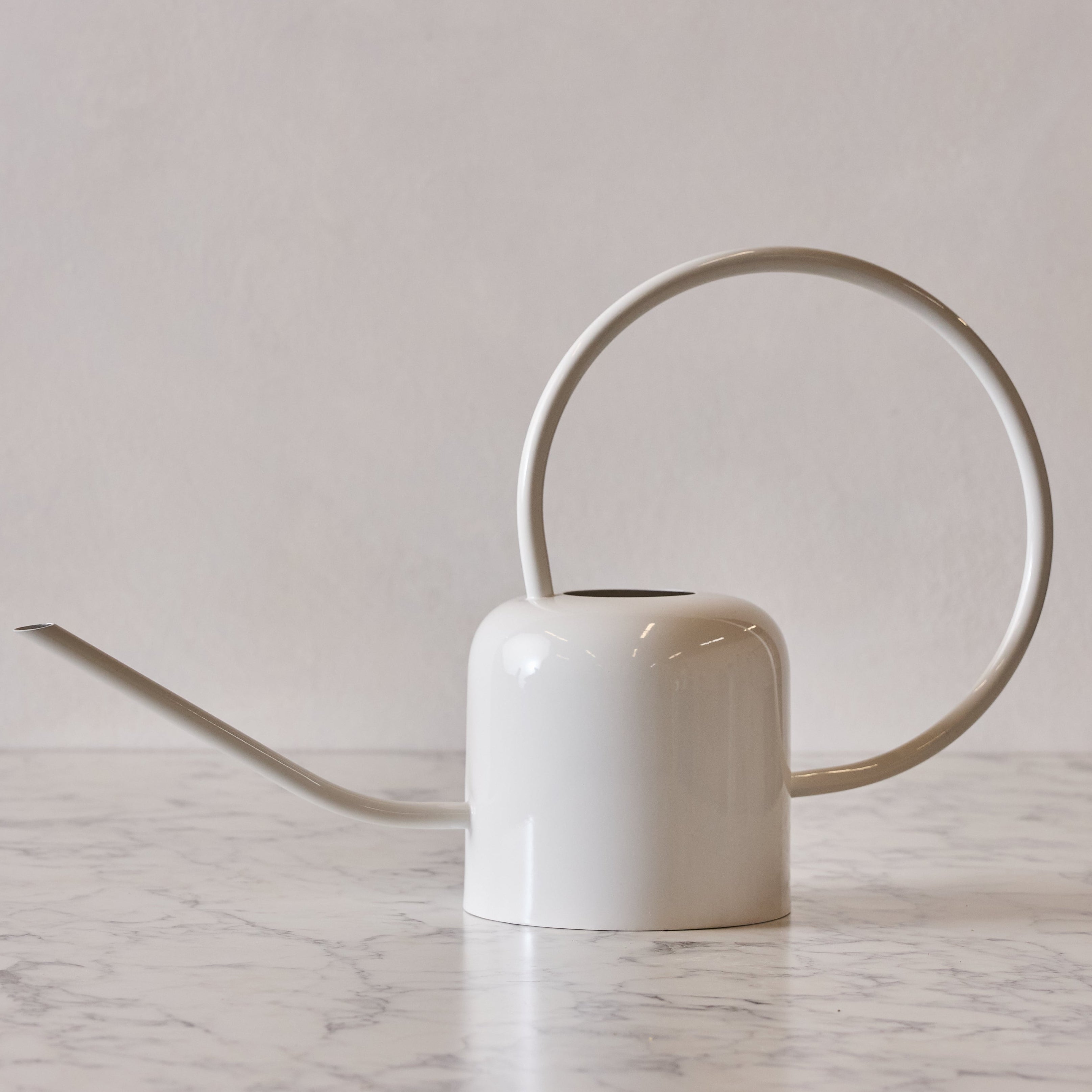 White Watering Can
