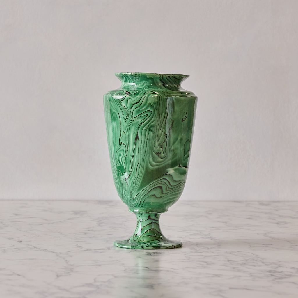 Terre Mêlée Etruscan Vase, Green