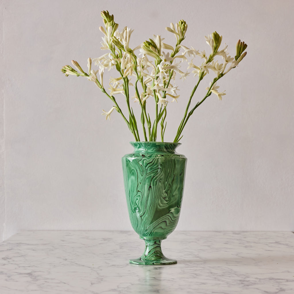 Terre Mêlée Etruscan Vase, Green