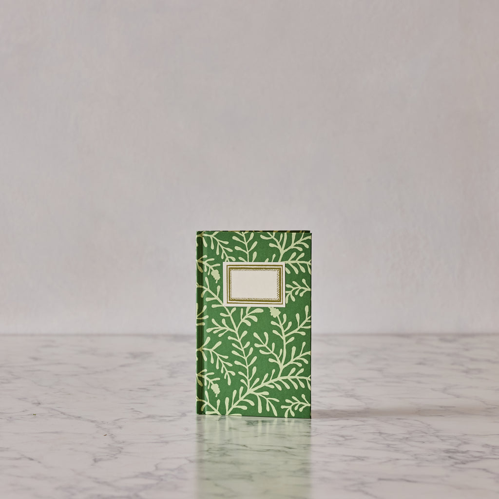Hardback Notebook, Sprig Pea Green, Lined