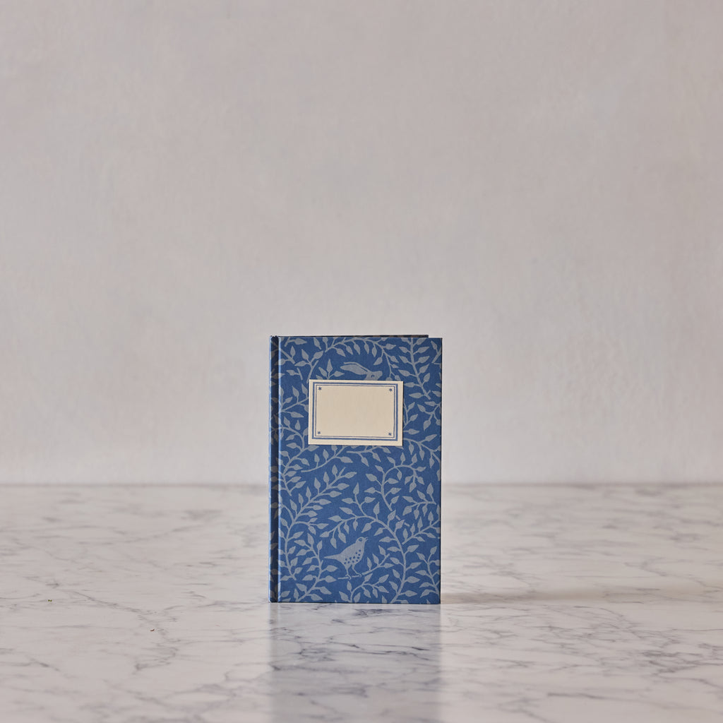 Hardback Notebook, Dancing Hare Blue
