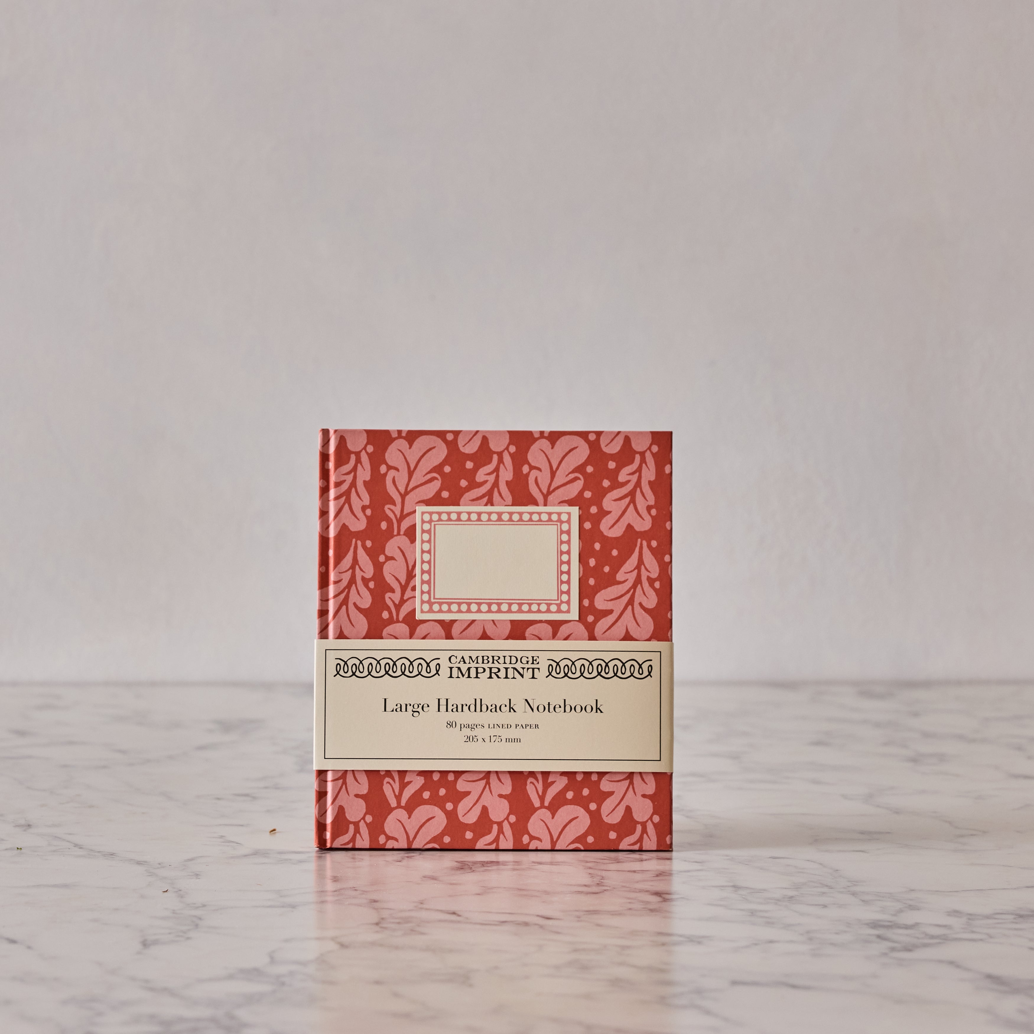 Large Hardback Notebook, Quercus Pomegranate