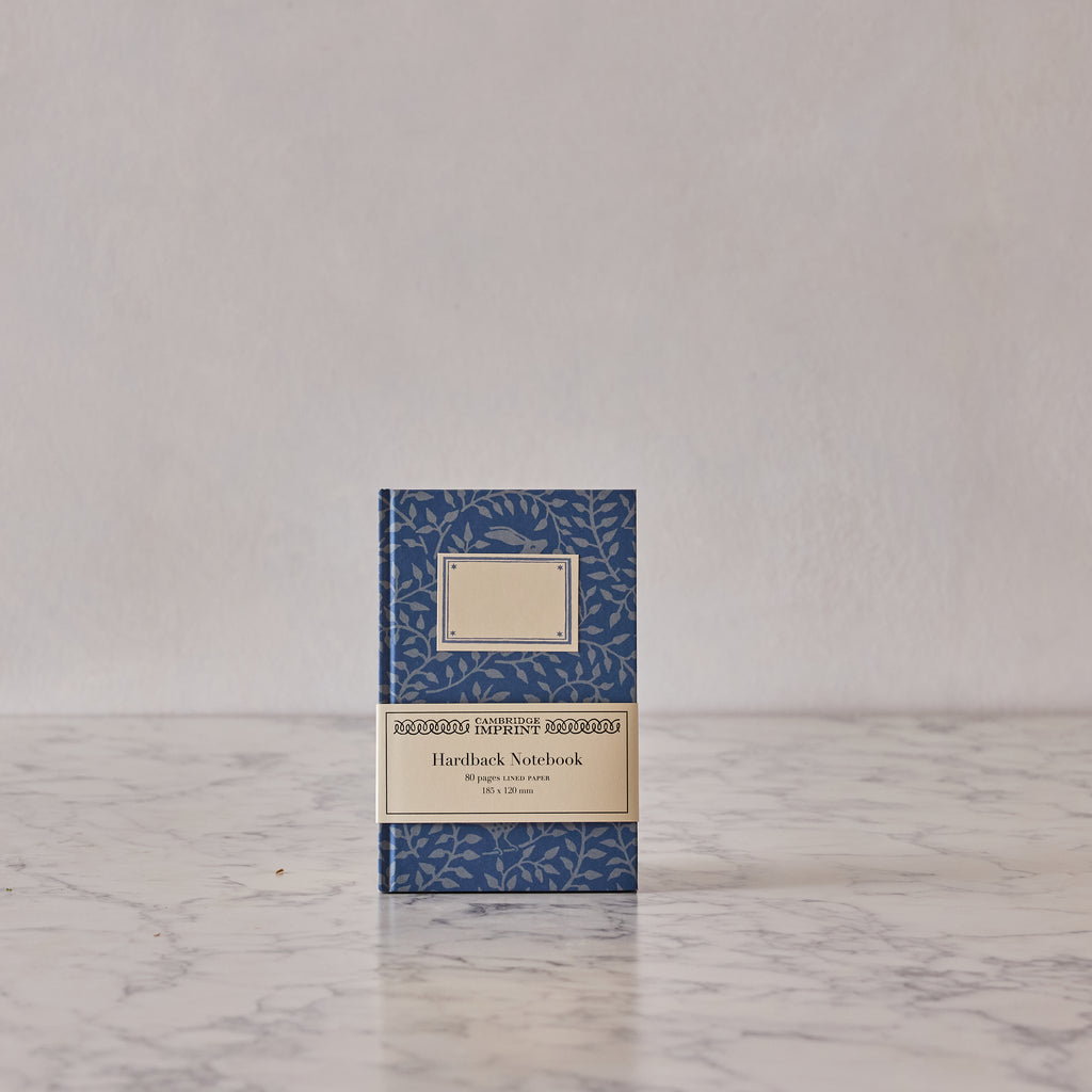 Hardback Notebook, Dancing Hare Blue