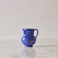 Apulian Pitcher in Blue Marble Glaze