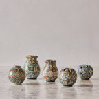 Jean Gerbino Mosaic Vase, Diamond Flower
