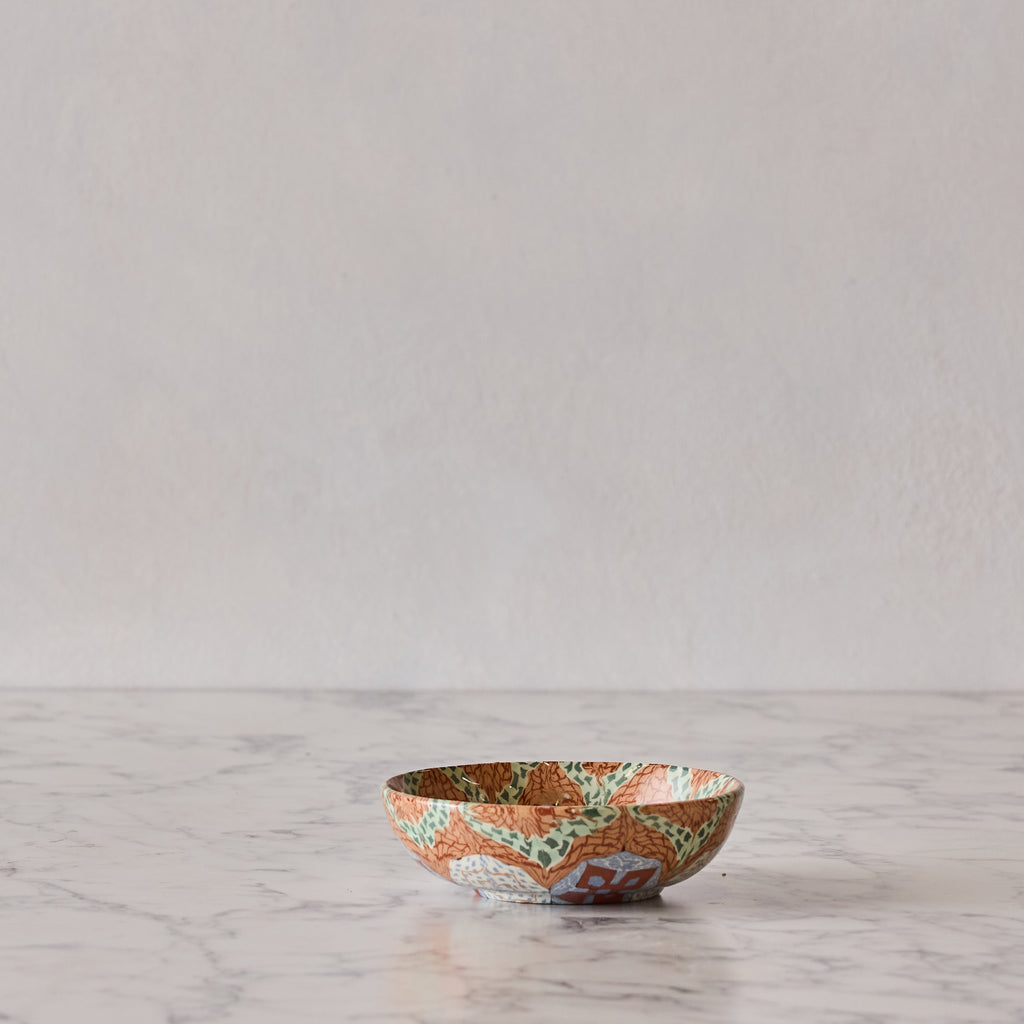 Jean Gerbino Mosaic Dish, Greek Key