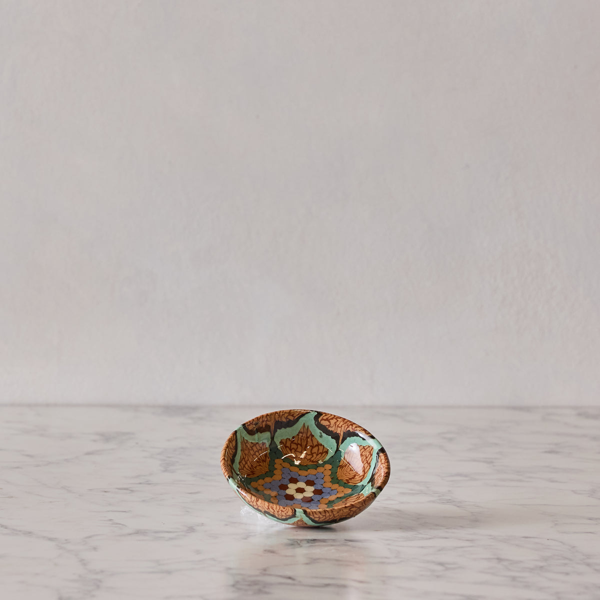 Jean Gerbino Small Mosaic Dish, Blue Star