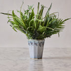 Glazed Ceramic Planter, Blue