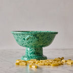 Splatterware Colander, Green on Green