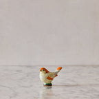 Medium Songbird, Orange & White