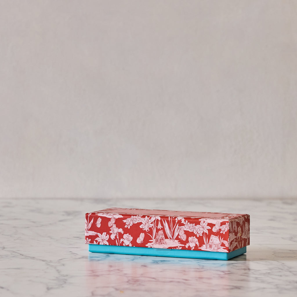 Floral Dominoes, Teal & Orange