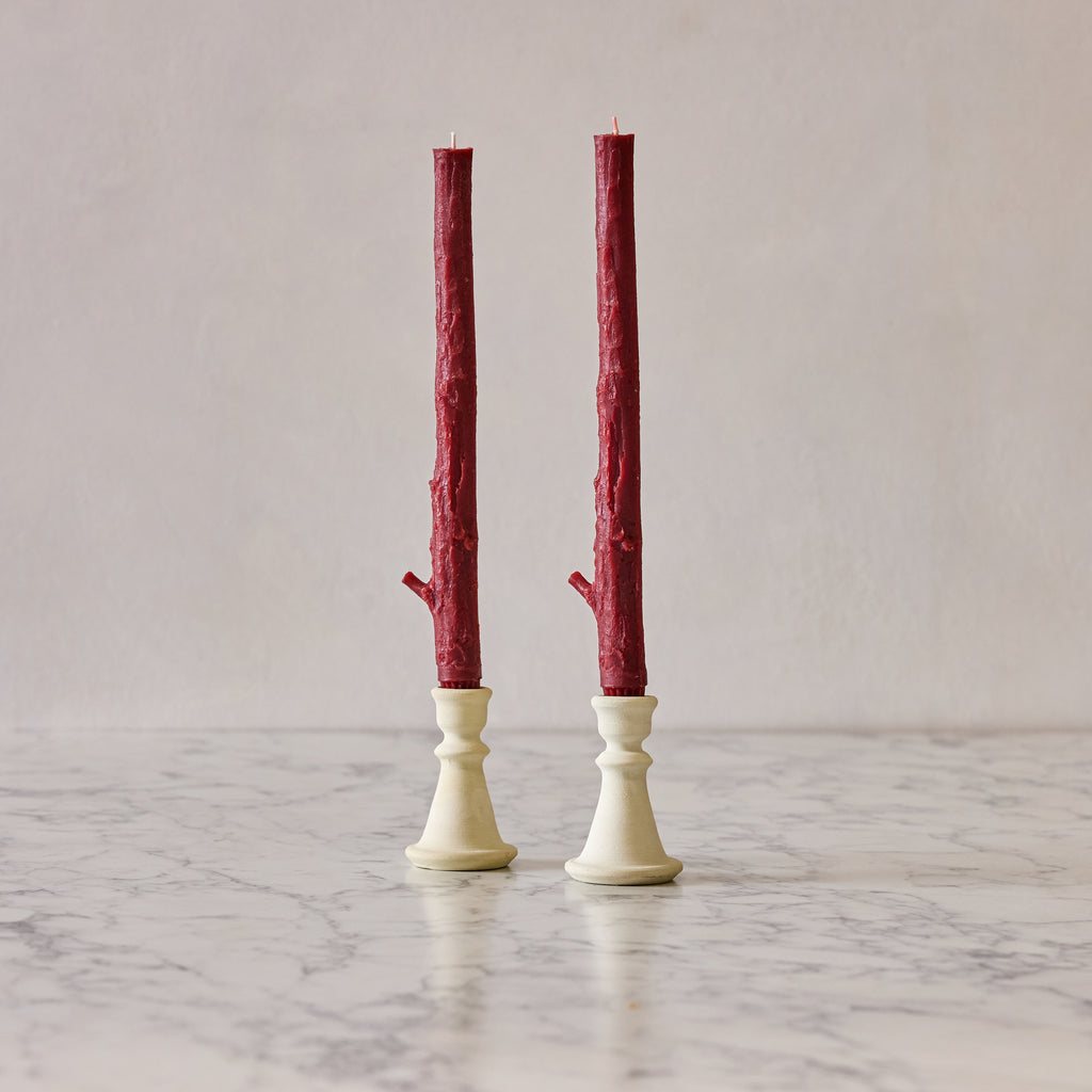 Cedar Stick Candles, Dark Cherry