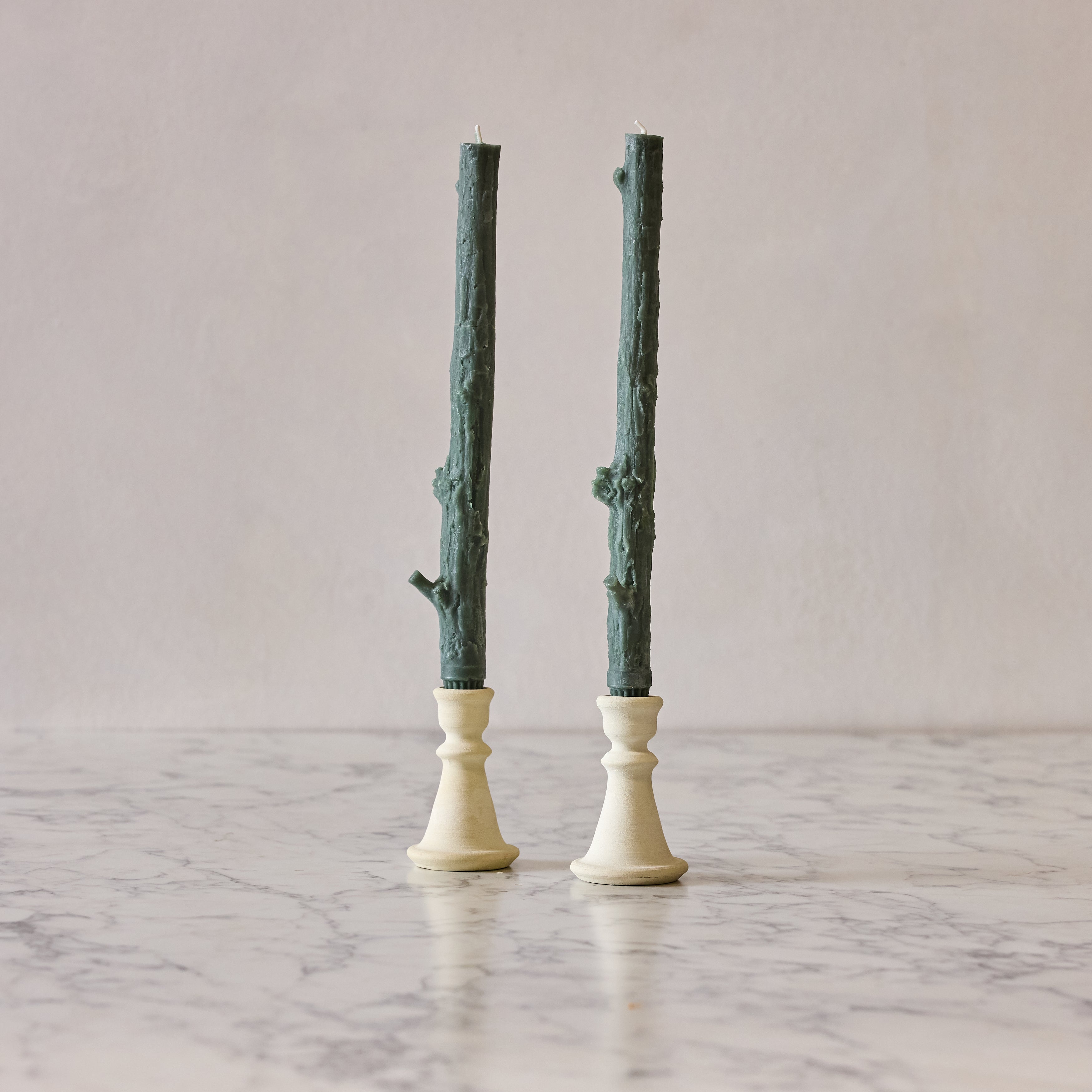 Cedar Stick Candles, Forest Green