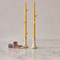Maple Stick Candle & Marble Matches Gift Set, Keeper's Wax
