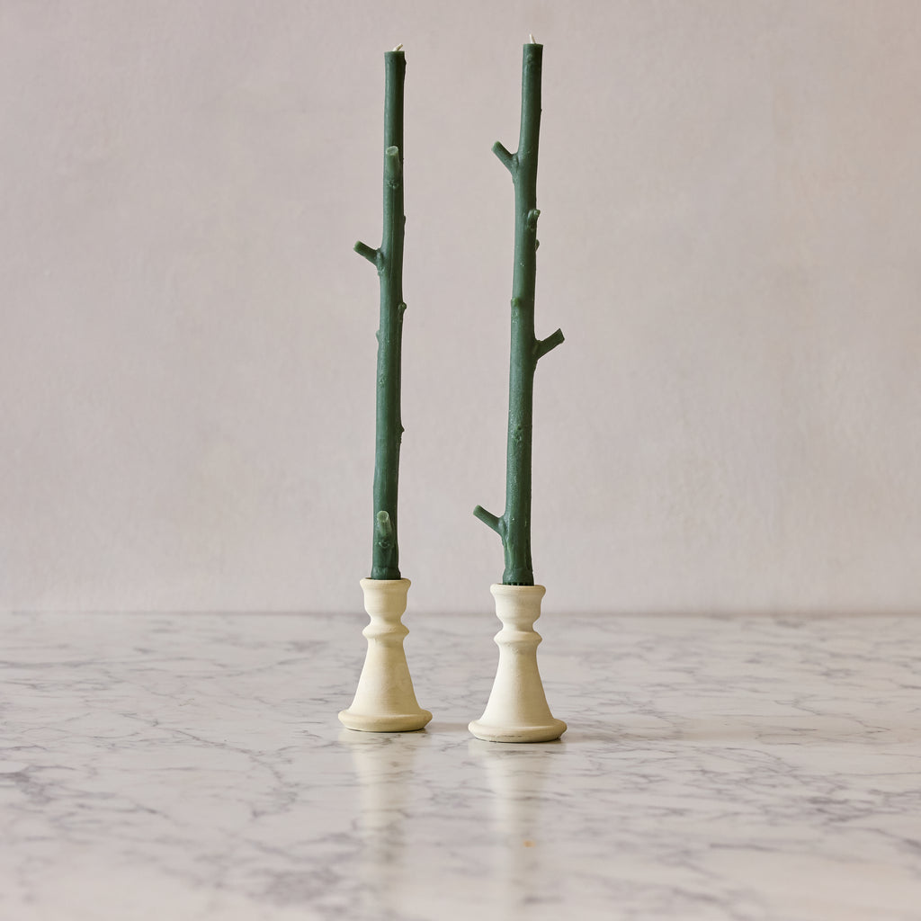 Maple Stick Candles, Forest Green